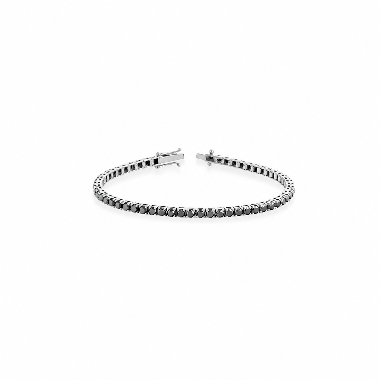 TENNIS BLACK — Oro Bianco — Bracciali