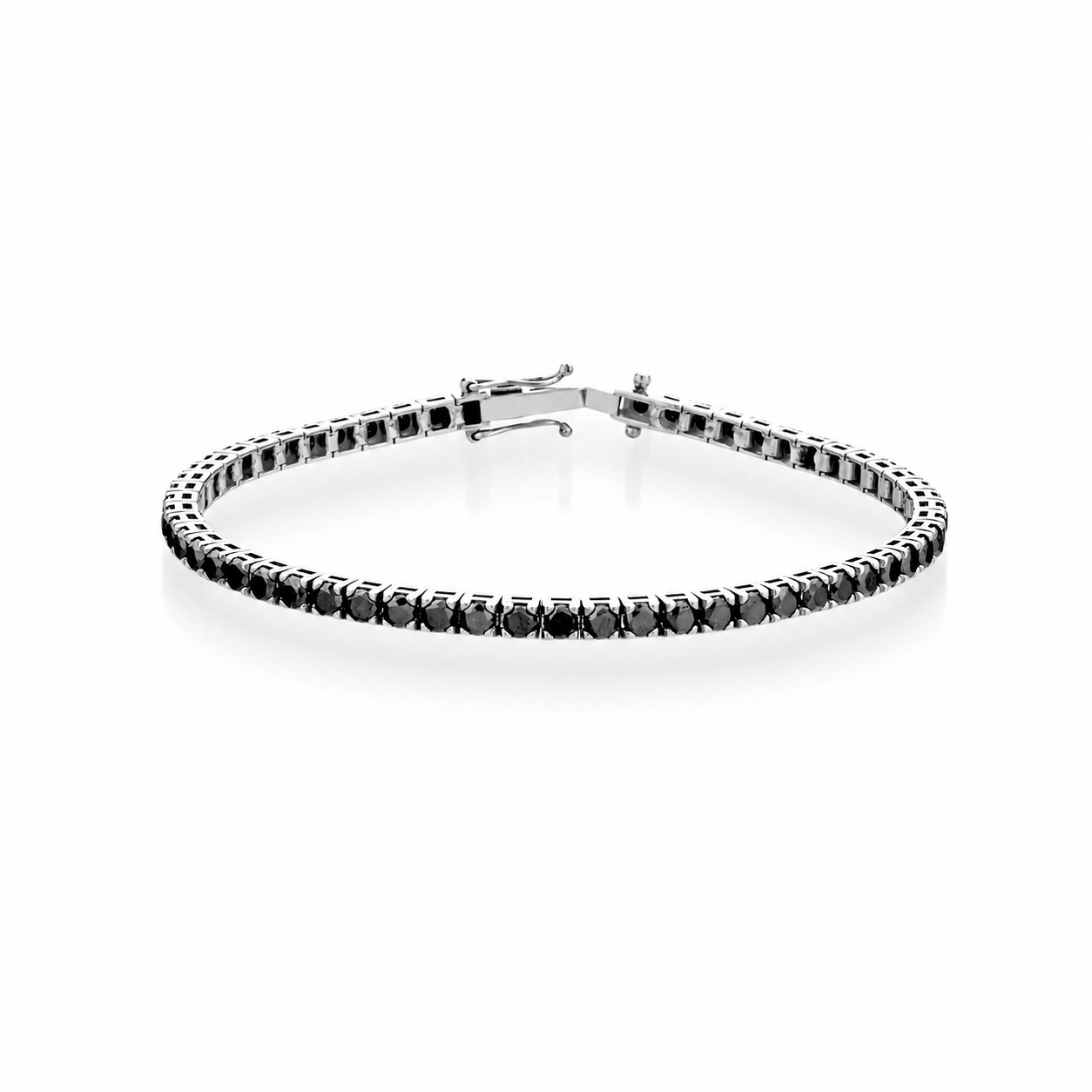 TENNIS BLACK — Oro Bianco — Bracciali