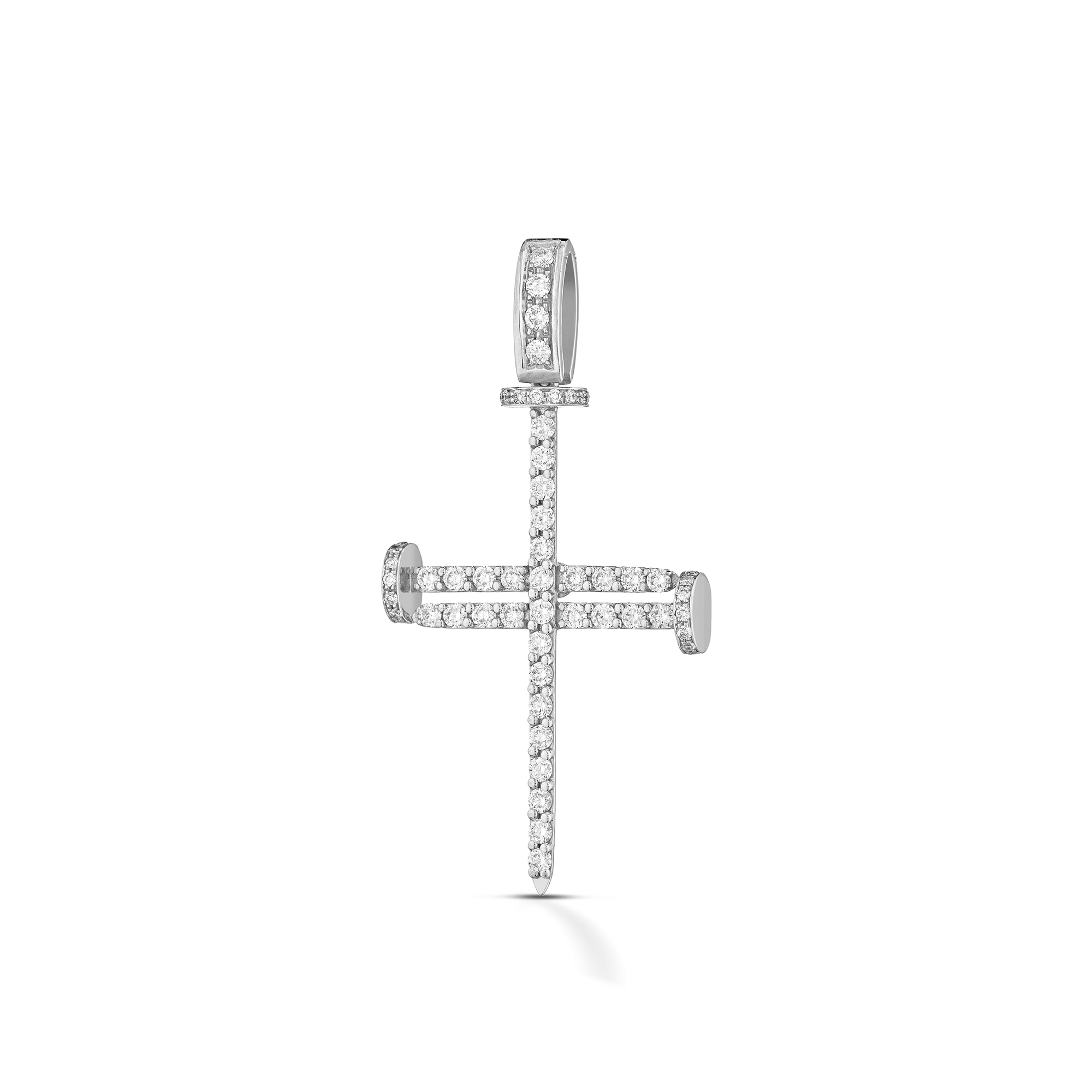 CROSS  CHIODO  — Oro Bianco — Pendenti