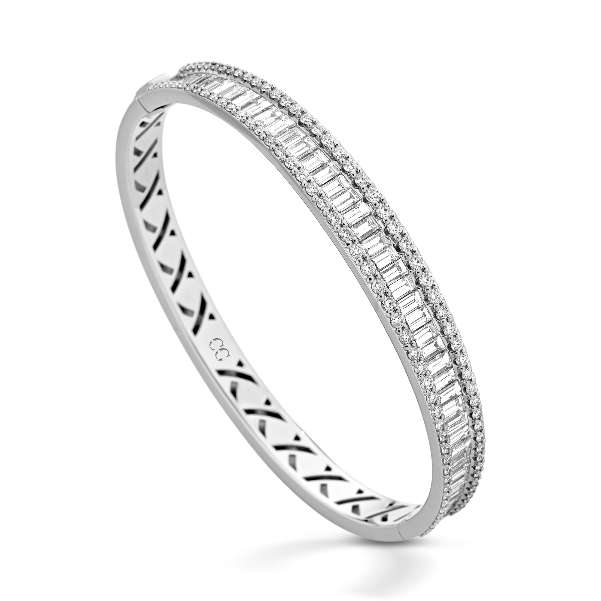 IMPERIAL BAGUETTE — Oro Bianco — Bracciali