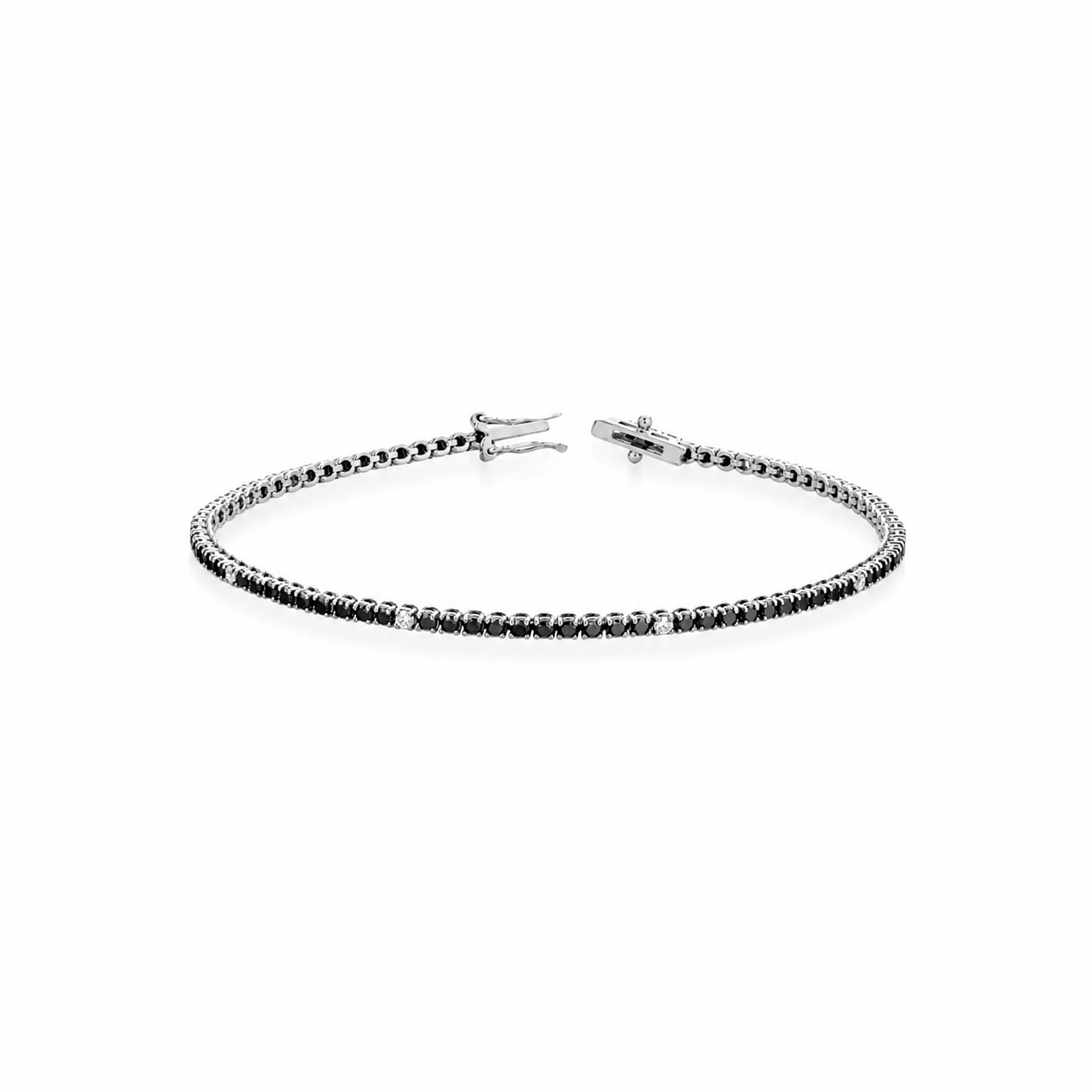 TENNIS ELITE' NOIR — Oro Bianco — Bracciali
