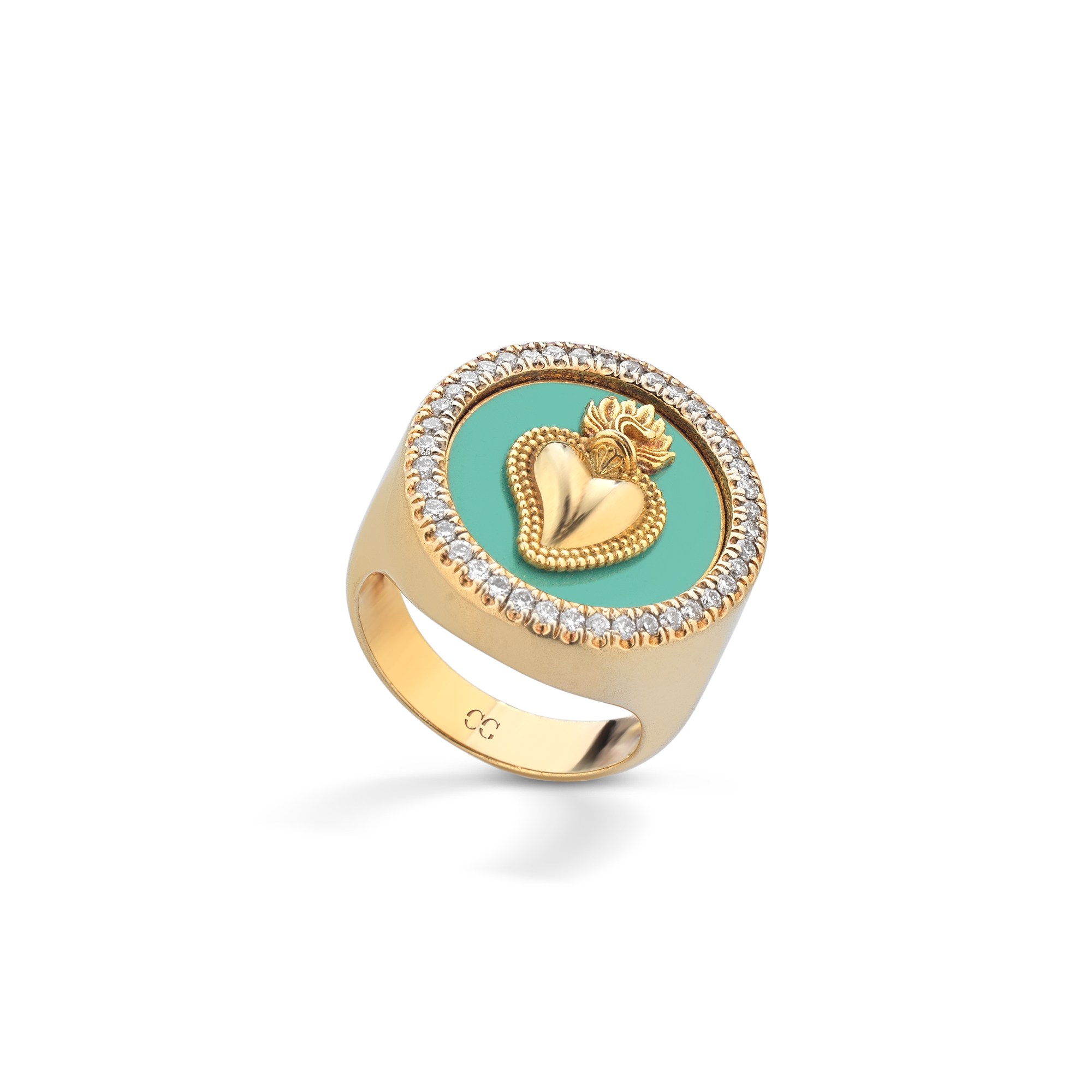 SACRED HEART — Oro Giallo — Anelli